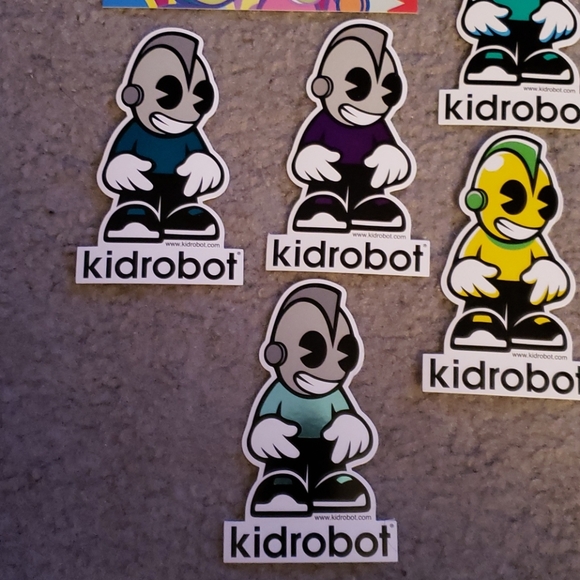 Kidrobot Mascot Stickers and Promo Cards SET NWOT - Picture 4 of 7